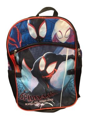 Marvel Spider-Man Boys Black, Blue & Red Backpack